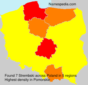 Surname Strembski in Poland Surname Strembski in Poland