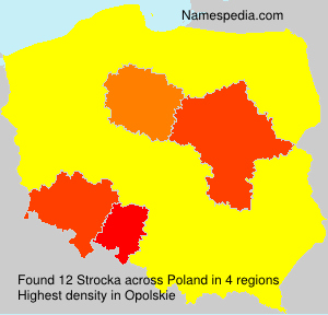 Surname Strocka in Poland Surname Strocka in Poland