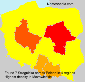 Surname Strogulska in Poland Surname Strogulska in Poland
