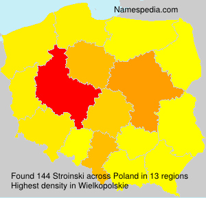 Surname Stroinski in Poland Surname Stroinski in Poland