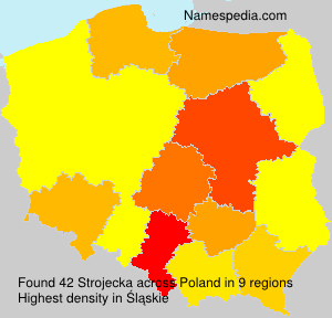 Surname Strojecka in Poland Surname Strojecka in Poland