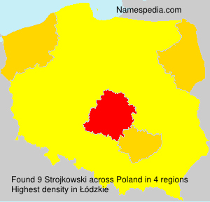 Surname Strojkowski in Poland Surname Strojkowski in Poland