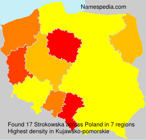 Surname Strokowska in Poland Surname Strokowska in Poland