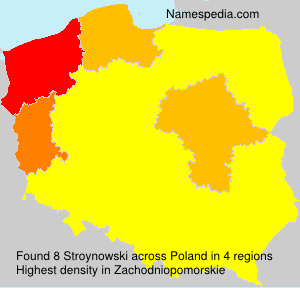 Surname Stroynowski in Poland Surname Stroynowski in Poland