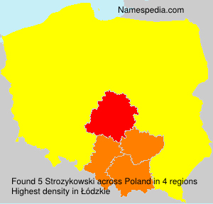 Surname Strozykowski in Poland Surname Strozykowski in Poland