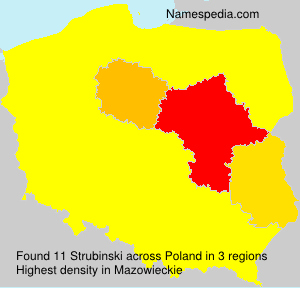 Surname Strubinski in Poland Surname Strubinski in Poland