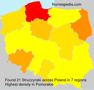Surname Struczynski in Poland