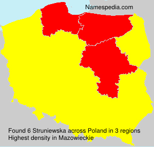 Surname Struniewska in Poland Surname Struniewska in Poland