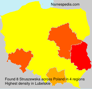 Surname Struszewska in Poland Surname Struszewska in Poland