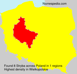 Surname Stryba in Poland