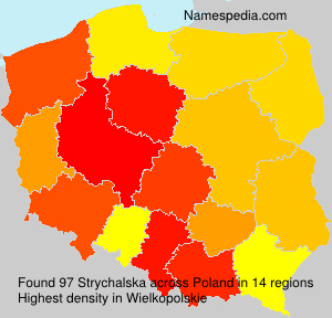 Surname Strychalska in Poland Surname Strychalska in Poland