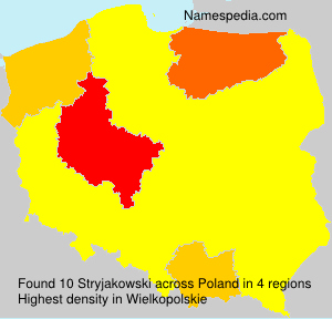 Surname Stryjakowski in Poland Surname Stryjakowski in Poland