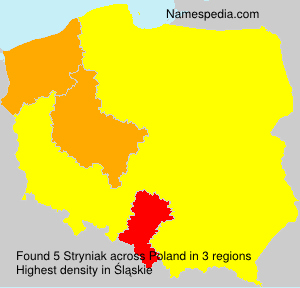 Surname Stryniak in Poland Surname Stryniak in Poland