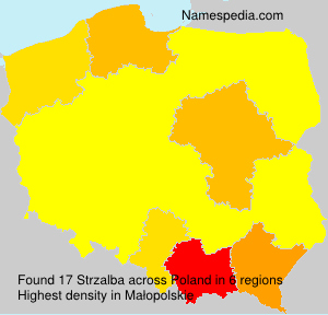 Surname Strzalba in Poland Surname Strzalba in Poland