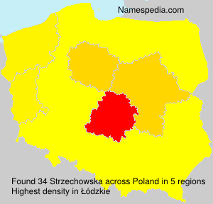 Surname Strzechowska in Poland Surname Strzechowska in Poland