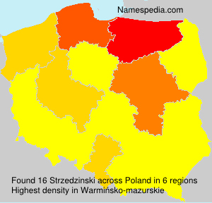 Surname Strzedzinski in Poland Surname Strzedzinski in Poland