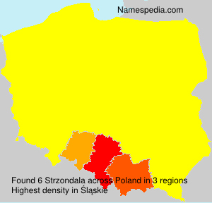 Surname Strzondala in Poland Surname Strzondala in Poland