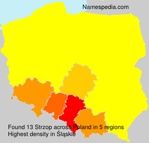 Surname Strzop in Poland Surname Strzop in Poland