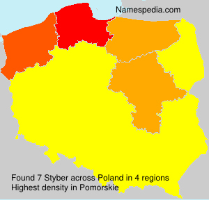 Surname Styber in Poland Surname Styber in Poland