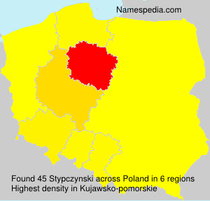 Surname Stypczynski in Poland Surname Stypczynski in Poland