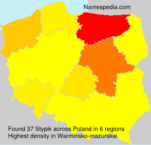 Surname Stypik in Poland Surname Stypik in Poland