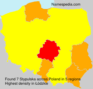 Surname Stypulska in Poland Surname Stypulska in Poland