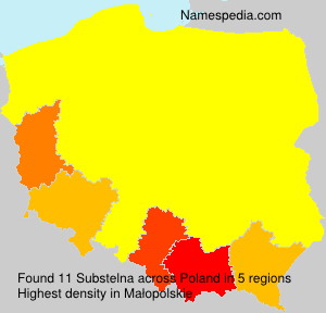 Surname Substelna in Poland Surname Substelna in Poland
