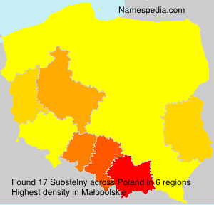 Surname Substelny in Poland