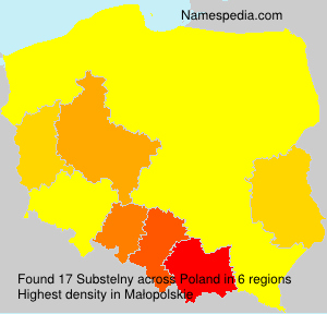 Surname Substelny in Poland Surname Substelny in Poland