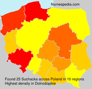 Surname Suchacka in Poland Surname Suchacka in Poland