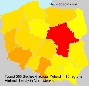 Surname Suchecki in Poland