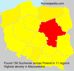 Surname Suchenek in Poland Surname Suchenek in Poland