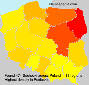 Surname Suchocki in Poland