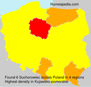 Surname Suchorowiec in Poland Surname Suchorowiec in Poland