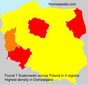 Surname Sudorowski in Poland Surname Sudorowski in Poland