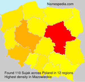 Surname Sujak in Poland Surname Sujak in Poland