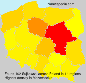 Surname Sujkowski in Poland Surname Sujkowski in Poland