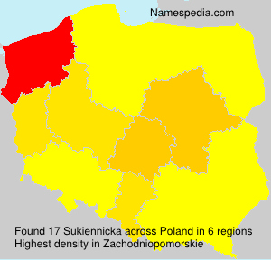 Surname Sukiennicka in Poland Surname Sukiennicka in Poland