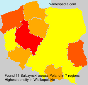 Surname Sulczynski in Poland Surname Sulczynski in Poland