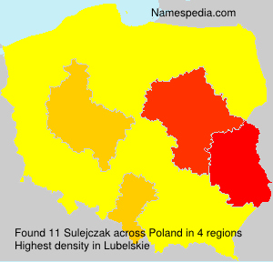 Surname Sulejczak in Poland Surname Sulejczak in Poland
