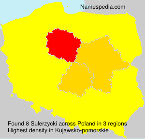Surname Sulerzycki in Poland Surname Sulerzycki in Poland