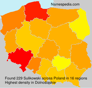 Surname Sulikowski in Poland Surname Sulikowski in Poland