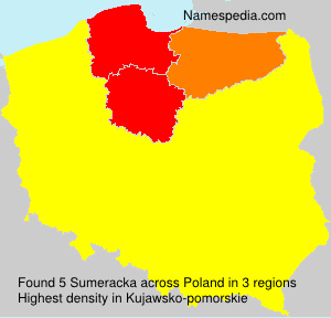 Surname Sumeracka in Poland Surname Sumeracka in Poland