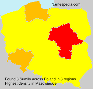 Surname Sumilo in Poland Surname Sumilo in Poland