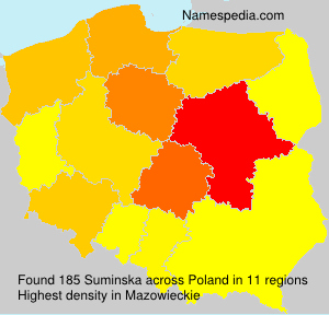 Surname Suminska in Poland Surname Suminska in Poland