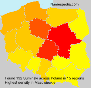 Surname Suminski in Poland Surname Suminski in Poland