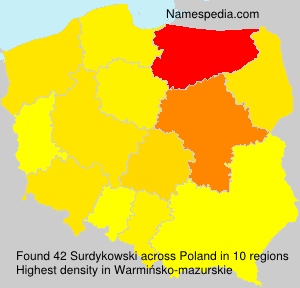 Surname Surdykowski in Poland Surname Surdykowski in Poland