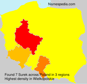 Surname Surek in Poland Surname Surek in Poland