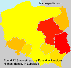 Surname Surowski in Poland Surname Surowski in Poland