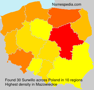 Surname Surwillo in Poland Surname Surwillo in Poland